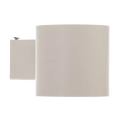 Aplique de pared Soft, ancho 60 cm, blanco, aluminio, G13