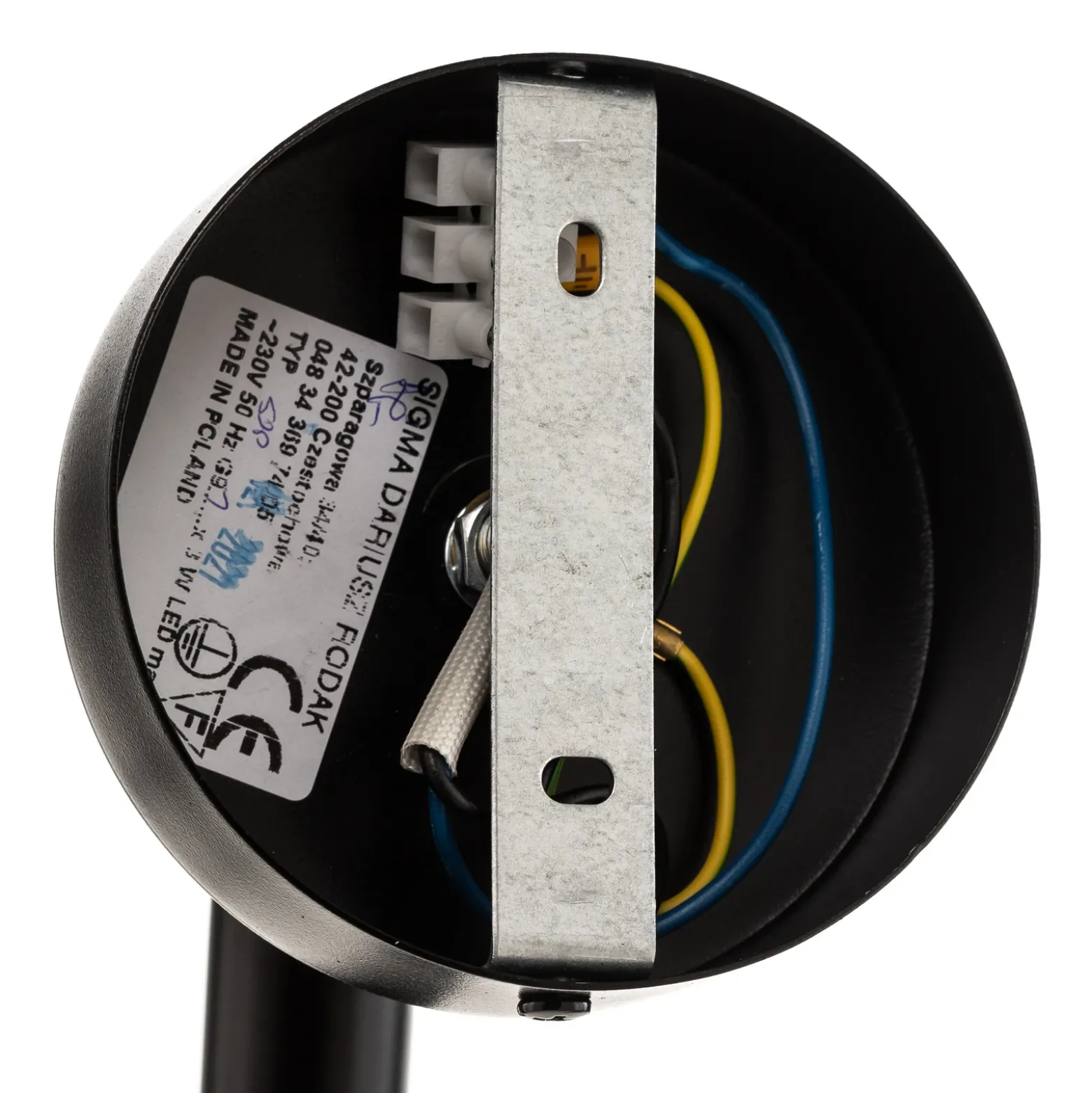 Aplique de pared Sopel Altura 15 cm, negro