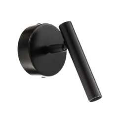 Aplique de pared Sopel Altura 15 cm, negro