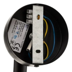 Aplique de pared Sopel Altura 15 cm, negro