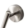 Aplique de pared Sopel, plateado, 1 luz, acero, G9, altura 15 cm