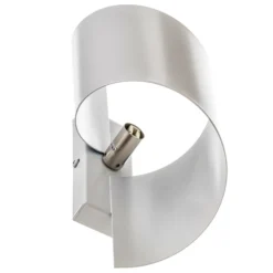 Aplique de pared Spiner blanco, altura 30 cm, acero