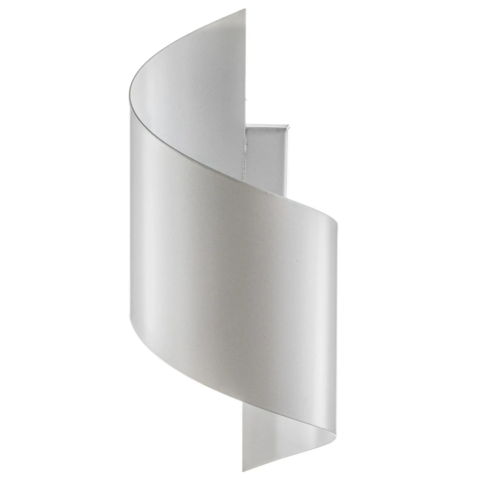 Aplique de pared Spiner blanco, altura 30 cm, acero