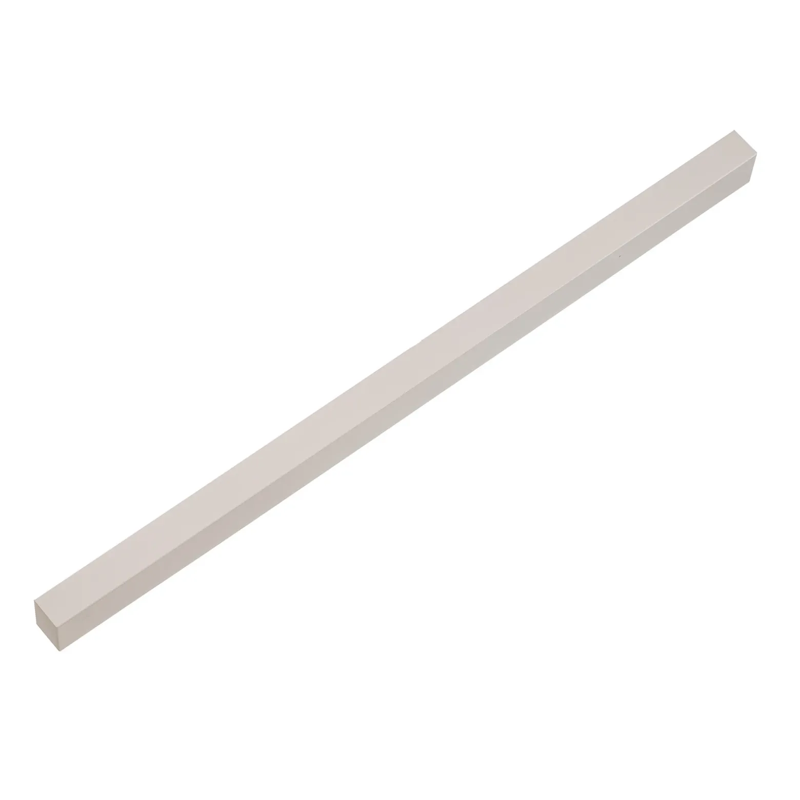 Aplique de pared Straight L, 122 cm, blanco