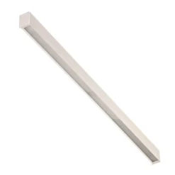 Aplique de pared Straight L, 122 cm, blanco