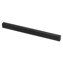 Aplique de pared Straight M, 92 cm, negro