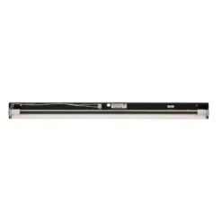 Aplique de pared Straight M, 92 cm, negro