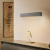 Aplique de pared Straight S, 62 cm, grafito