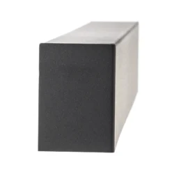 Aplique de pared Straight S, 62 cm, grafito
