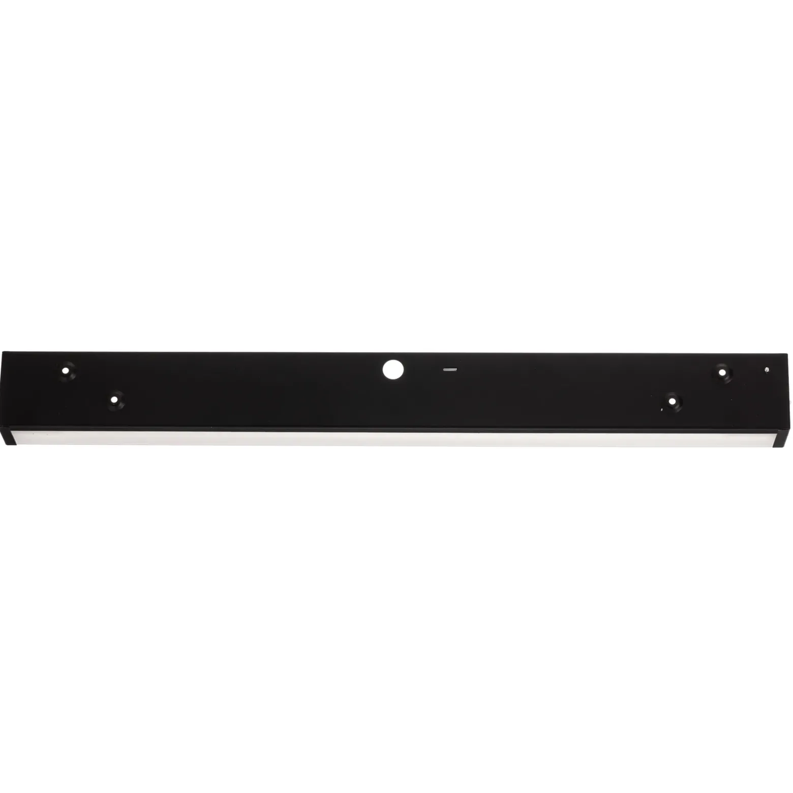 Aplique de pared Straight S, 62 cm, negro