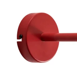 Aplique de pared Sven, 1 luz, rojo, acero, E27