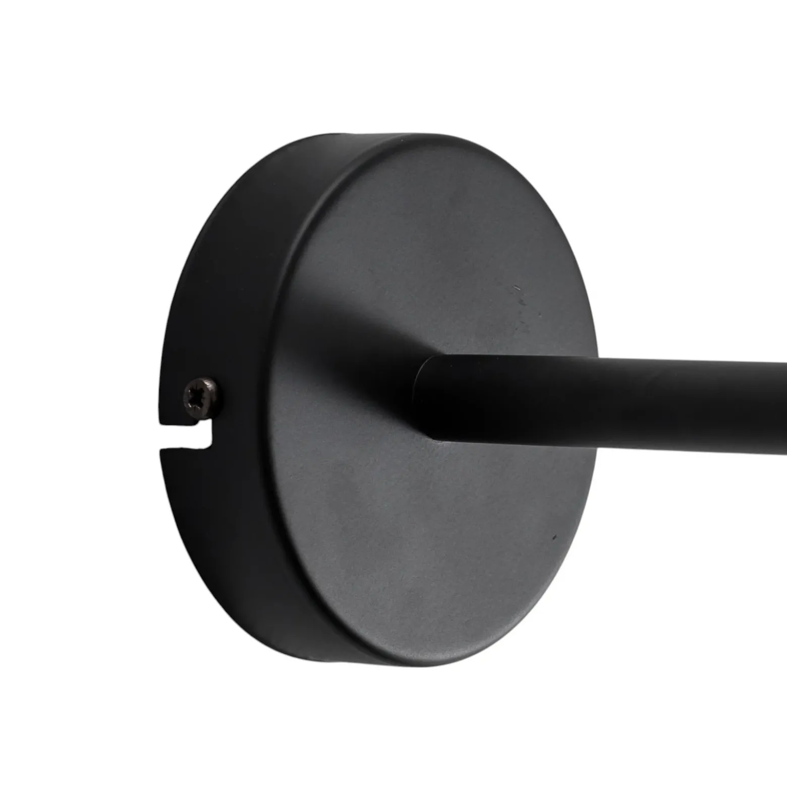 Aplique de pared Sven, negro y dorado, Ø 21 cm, acero