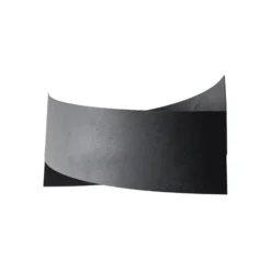 Aplique de pared Tadhg, negro, metal, 35 cm de ancho, G9