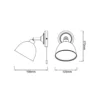 Aplique de pared Telio, blanco, ancho 12,5 cm, metal