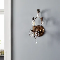 Aplique de pared Teresa como lámpara de araña, 1 luz