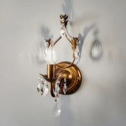 Aplique de pared Teresa como lámpara de araña, 1 luz
