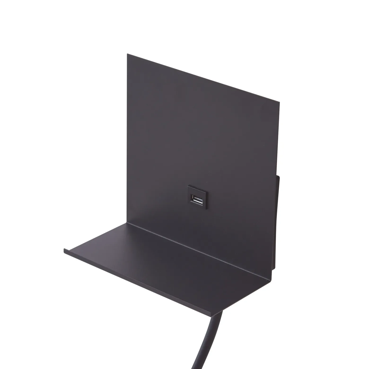 Aplique de pared Thorid de Lindby, negro, USB, lámpara de lectura LED, G9