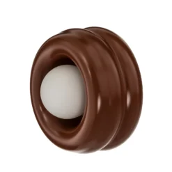 Aplique de pared Tina, terracota/ópalo, vidrio, Ø 19 cm