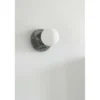 Aplique de pared Torrano de Globen Lighting, gris, Ø 13 cm, IP44