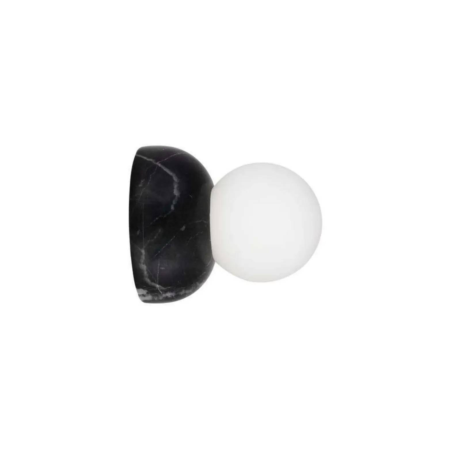 Aplique de pared Torrano de Globen Lighting, negro, Ø 13 cm, IP44