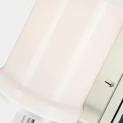 Aplique de pared Vetivene, cromado, altura 31 cm, metal, IP44, G9-LED