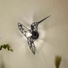 Aplique de pared W-053 Lasercut, diseño pájaro negro