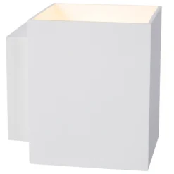 Aplique de pared Xera, blanco, 10 cm, up/downlight, aluminio