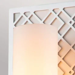 Aplique de pared Ziggy, plata