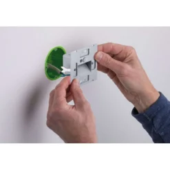 Aplique empotrable LED Paulmann Edge Quadro, negro, 8 cm