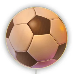 Aplique Fútbol con interruptor y enchufe