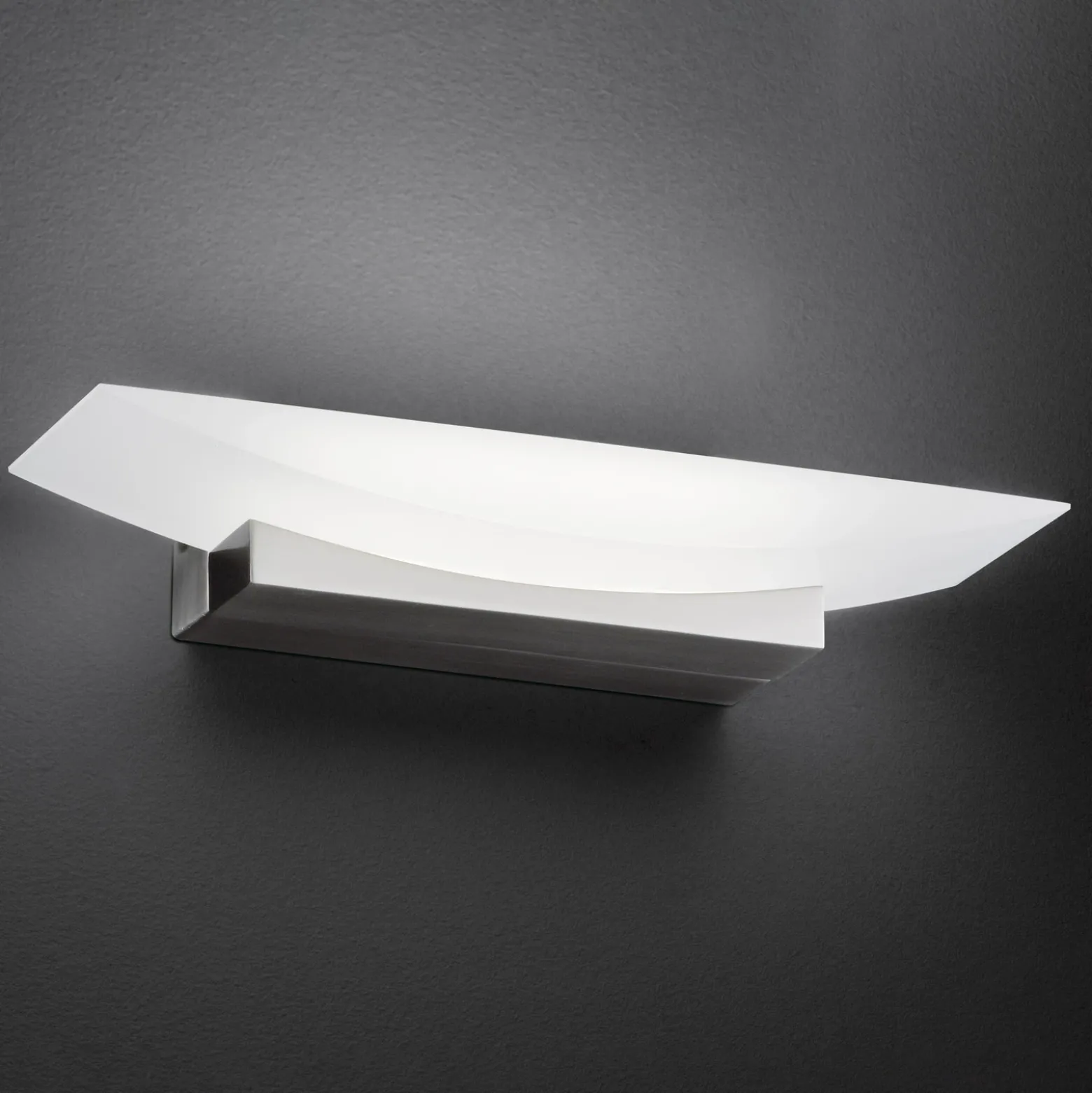 Aplique LED Bowl TW, anchura 30 cm, níquel