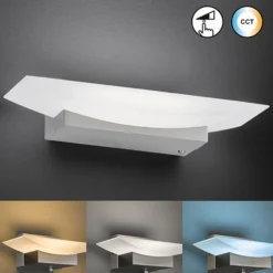 Aplique LED Bowl TW, anchura 30 cm, níquel