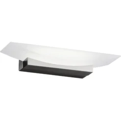 Aplique LED Bowl TW, anchura 30 cm, níquel