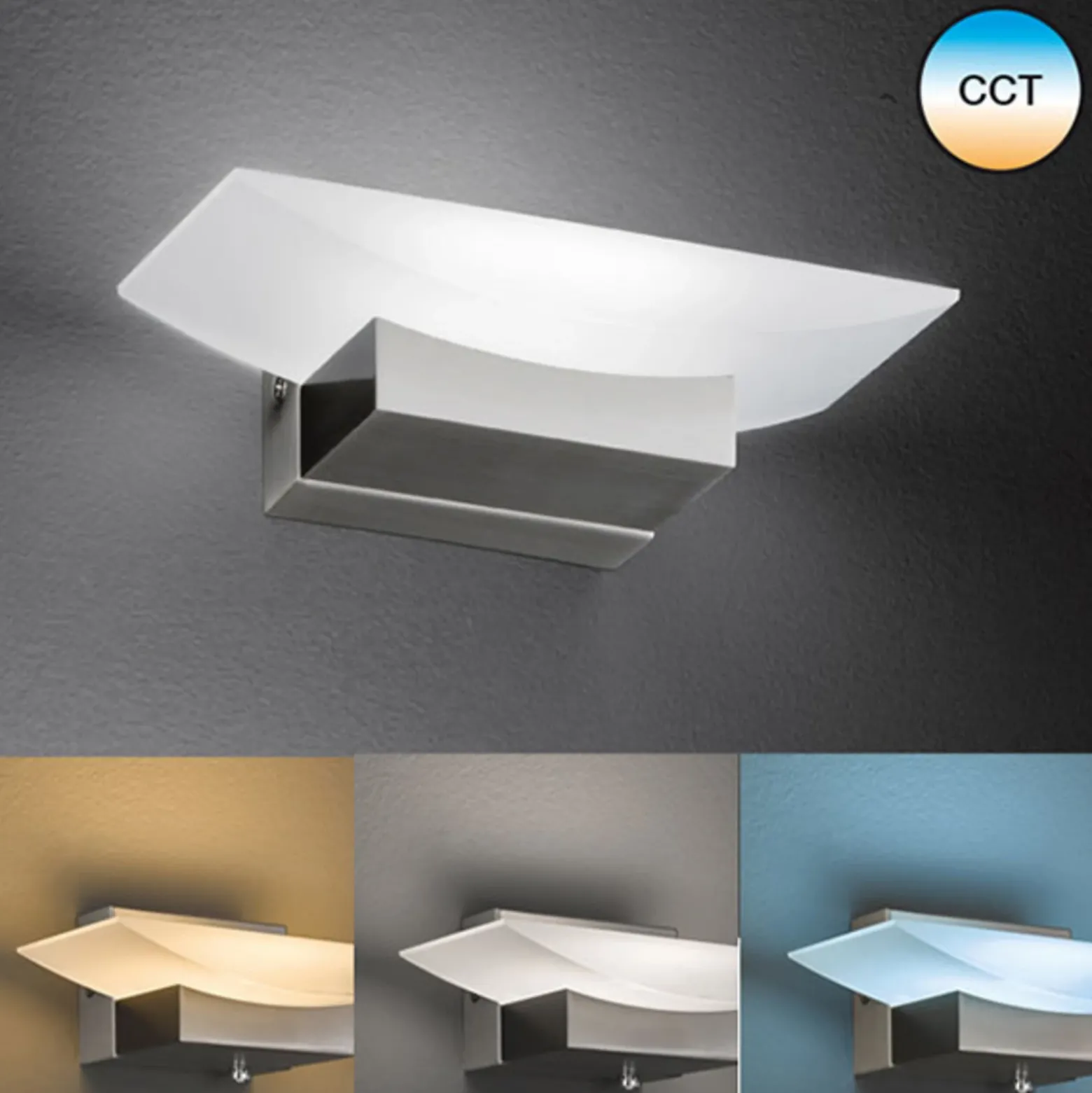 Aplique LED Bowl TW con interruptor, cambio color