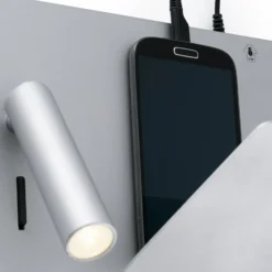 Aplique LED compacto Suau con cargador USB
