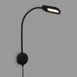 Aplique LED 2177015 con atenuador, negro