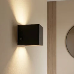 Aplique LED Cube batería, magnético, negro