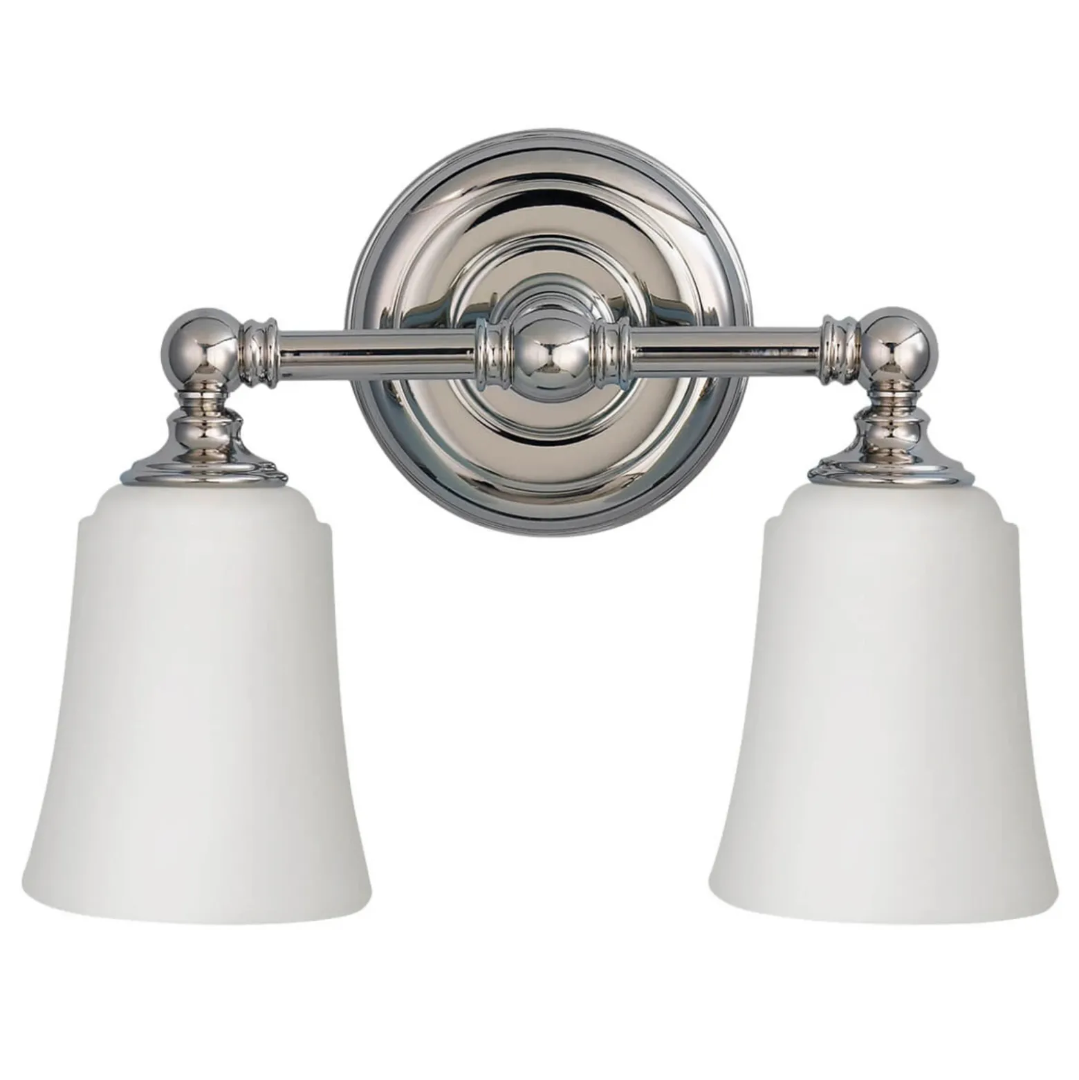 Aplique LED de baño Huguenot Lake, 2 luces