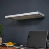Aplique LED de oficina Rick, gris blanco universal