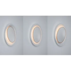 Aplique LED empotrable Paulmann Neordic Decorativ, blanco, redondo