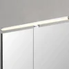 Aplique LED Lino, cromo/blanco
