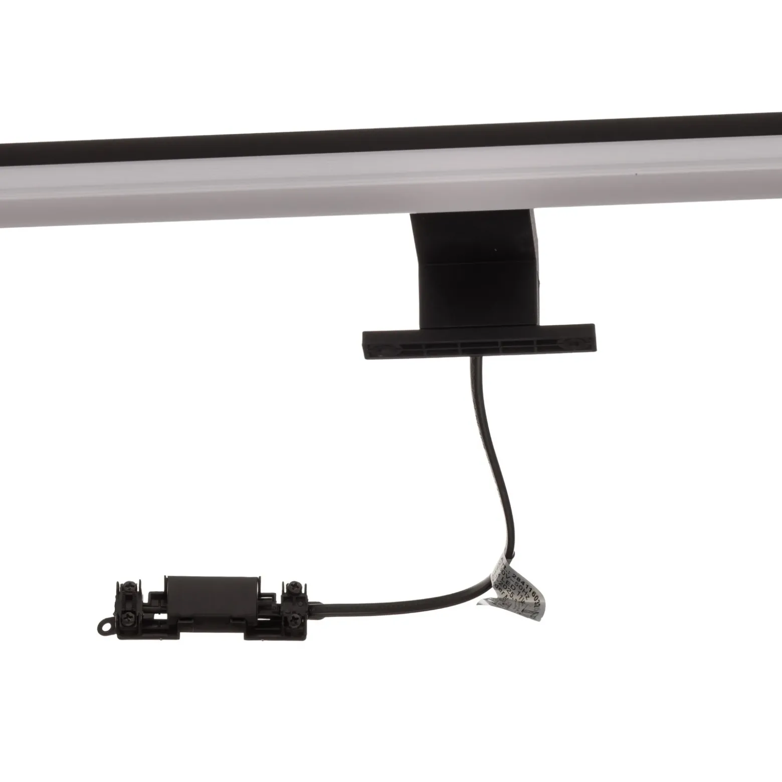 Aplique LED Lino, negro mate/blanco