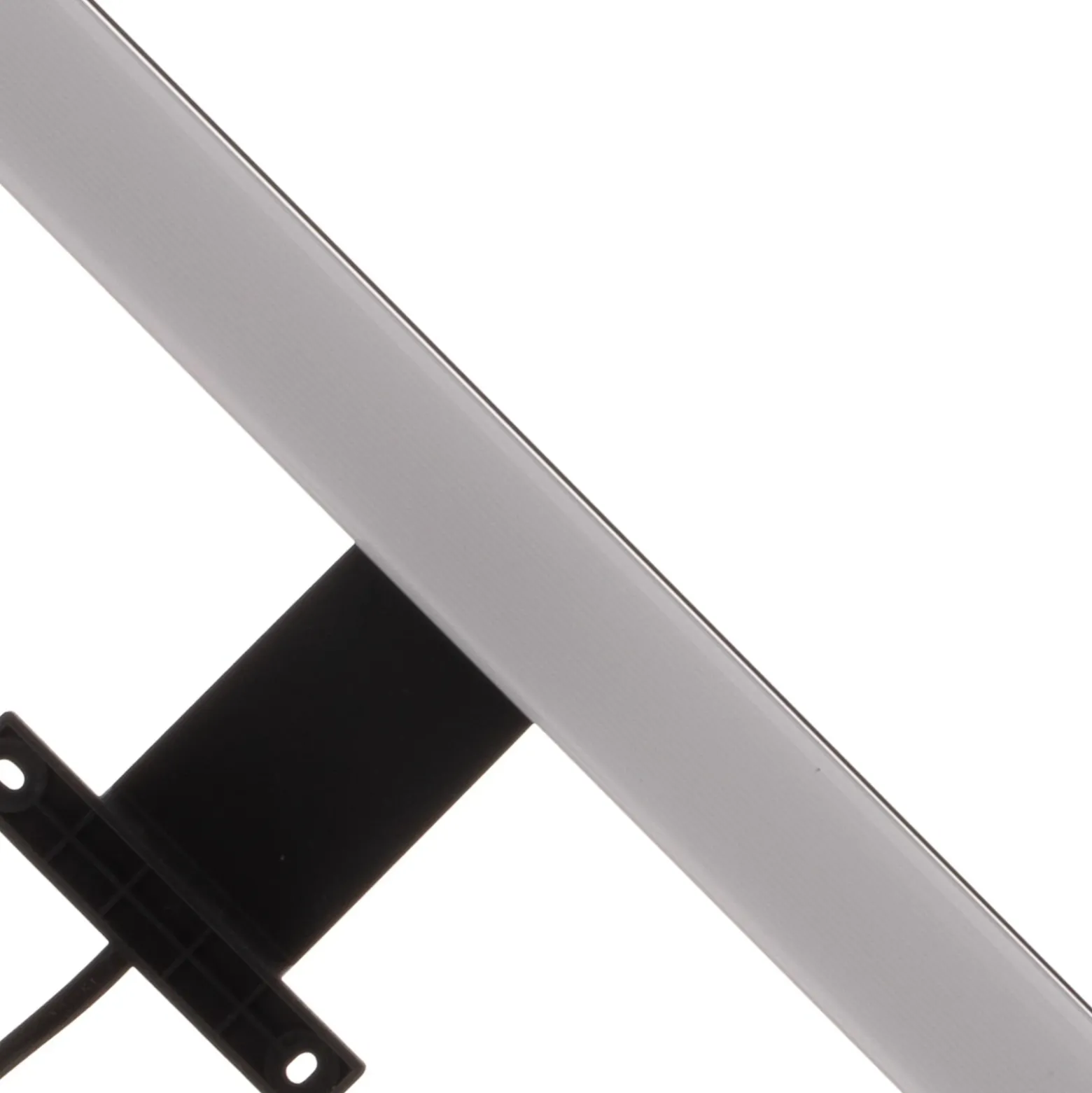 Aplique LED Lino, negro mate/blanco