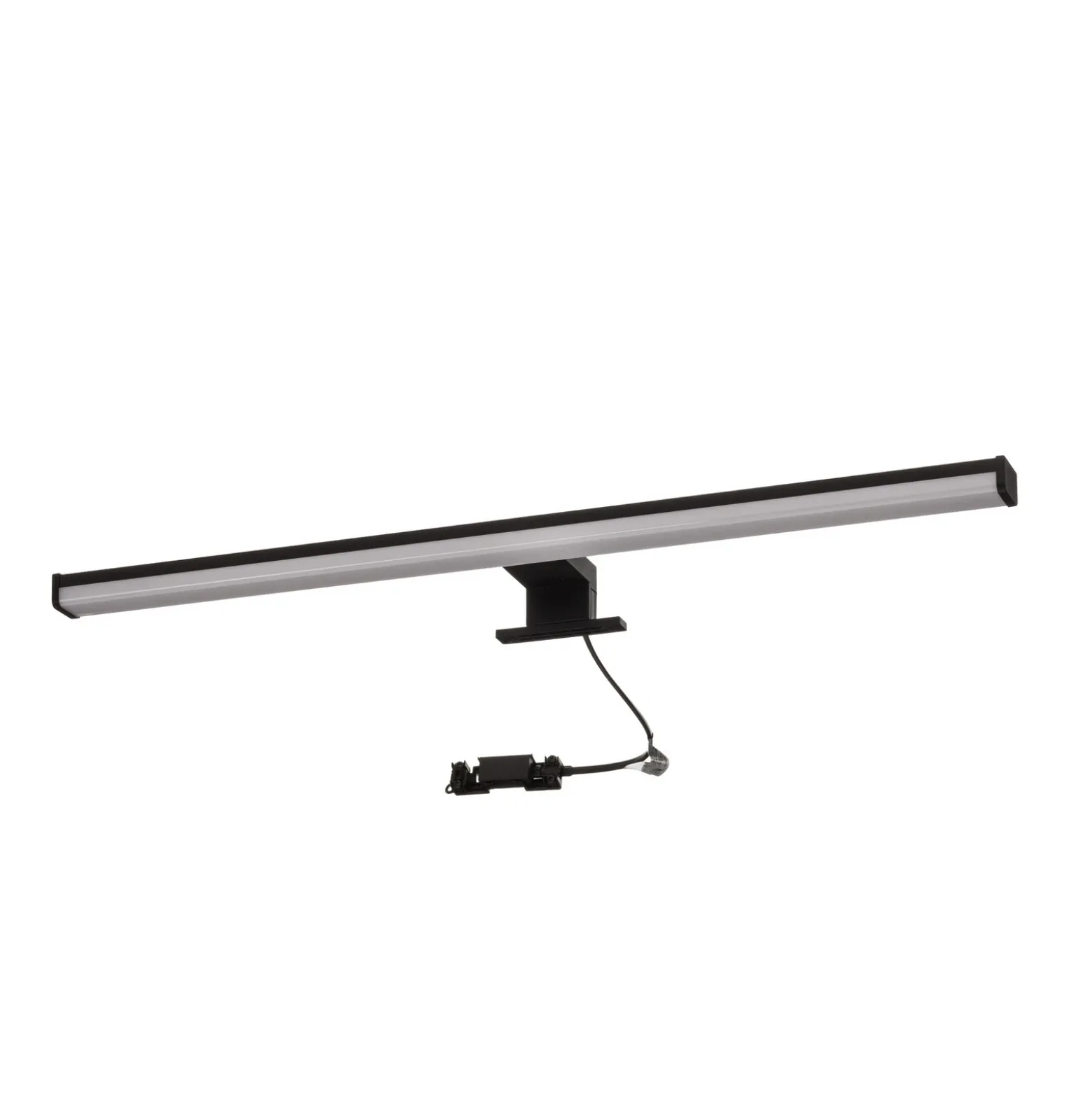 Aplique LED Lino, negro mate/blanco