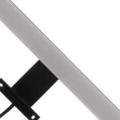 Aplique LED Lino, negro mate/blanco