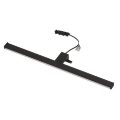Aplique LED Lino, negro mate/blanco