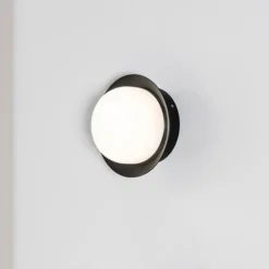 Aplique LED May IP44, negro