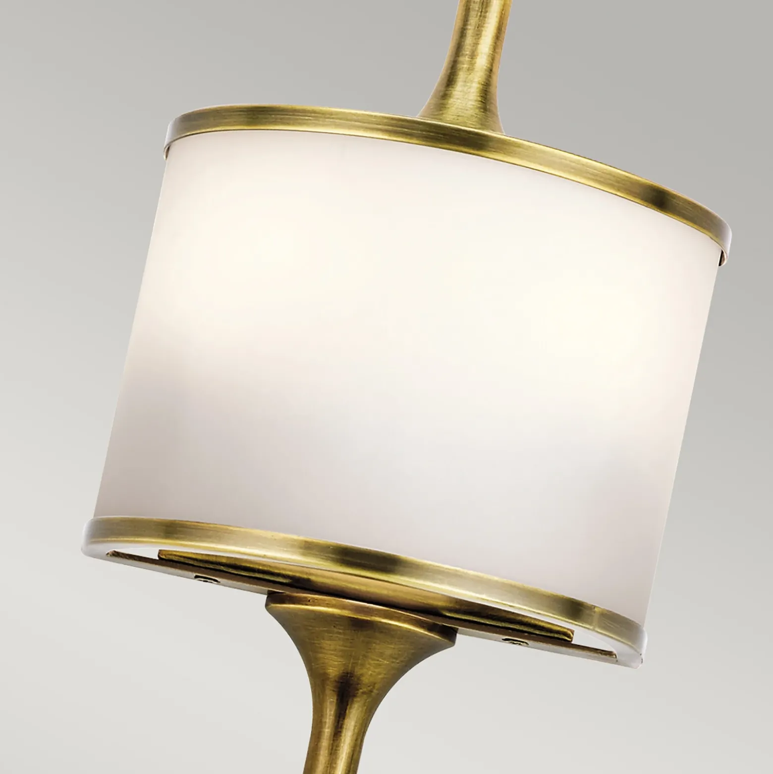 Aplique LED Mona IP44 altura 55,9cm latón natural