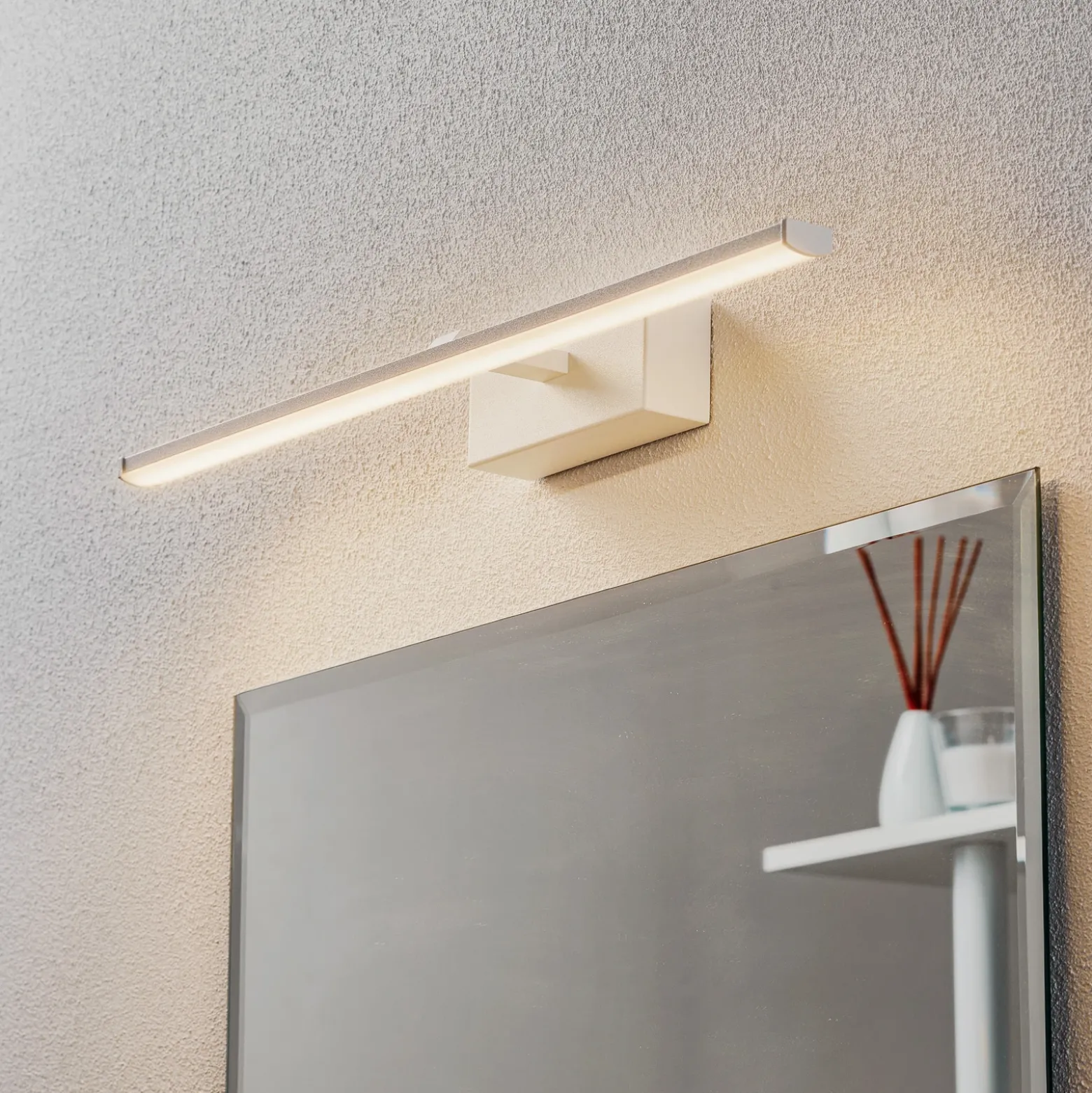Aplique LED Nala, blanco, anchura 50 cm