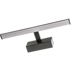 Aplique LED Nala, negro, anchura 30 cm